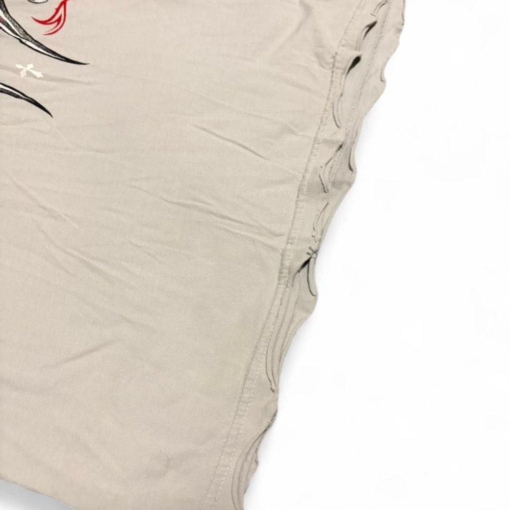 Affliction white red cross wings Size L - Picture 7 of 8